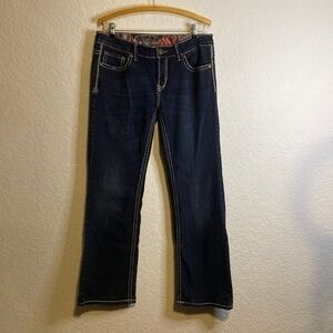 Adiktd blue jeans size 10 waist 31, inseam 27, regular 98% cotton jeans